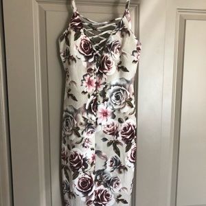 Super soft rose print dress